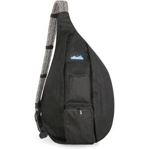 Rope sling bag crossbody backpack canvas shoulder pack travel daypack for men wo